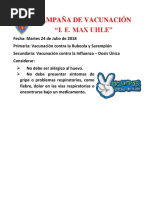 Campaña de Vacunación