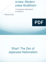 Sharf: "The Zen of Japanese Nationalism": Your Discussion Questions
