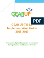 GEAR UP 3.0 Implementation Guide 2018-2019