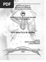 Anatomía y partes de una araña | PDF | Araña | Zoología