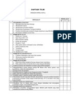 Daftar Tilik Injeksi IV