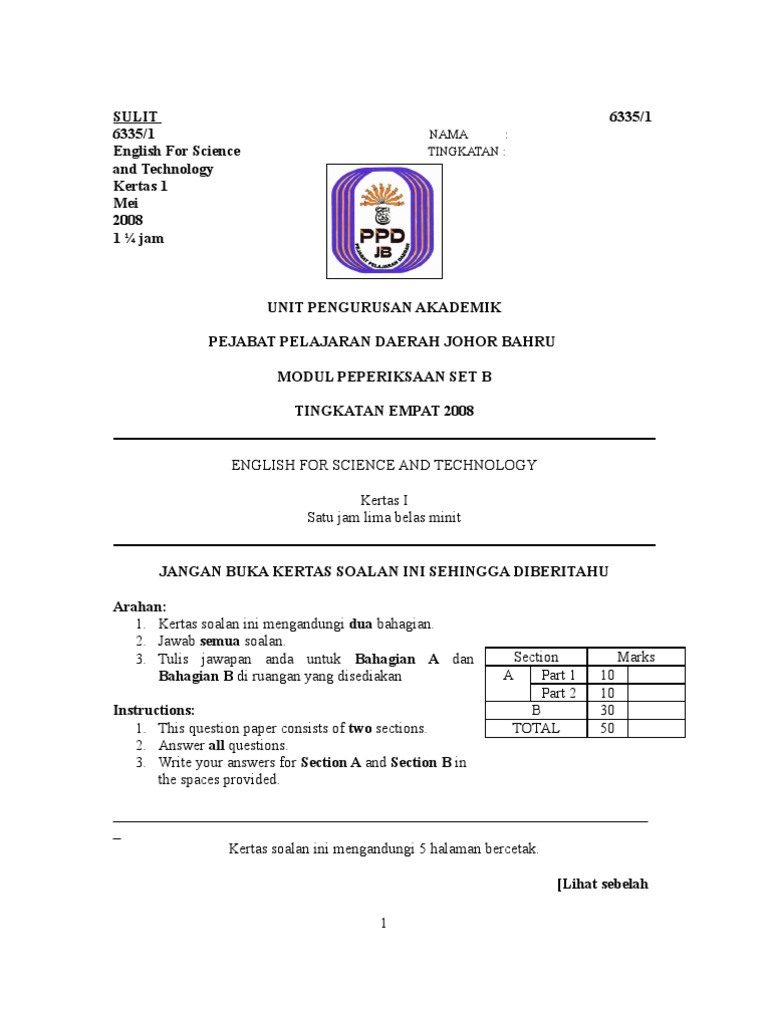 Science and technology essay spm image