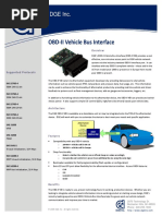 DGE OBD-II VBI Datasheet PDF | PDF | Digital Technology | Data ...