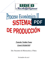 Sistemas de Producción Economía