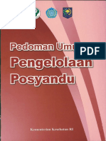 Pedoman Umum Pengelolaan Posyandu PDF