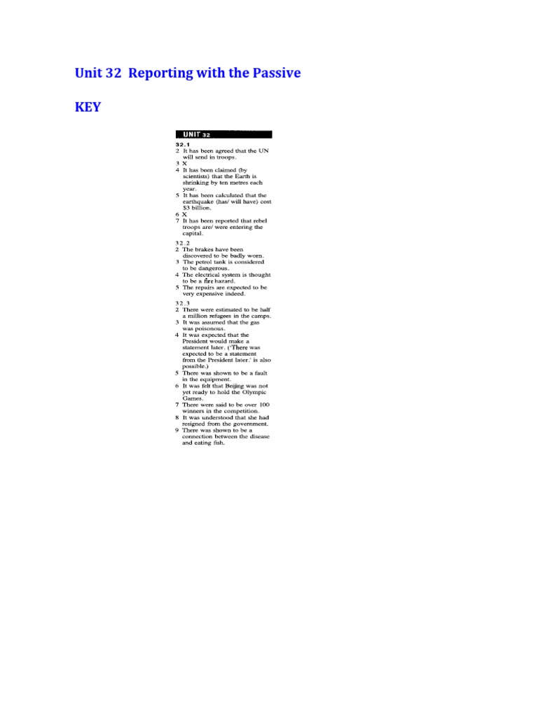 Passive Voice Reporting Techniques | PDF