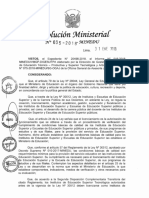 Resolucion Ministerial