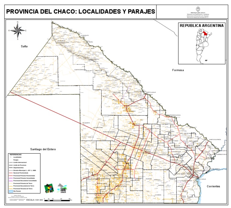 Localidades y Parajes del Chaco | PDF