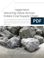 Fuel Management--Securing Value Across Indias Coal Supply Chain
