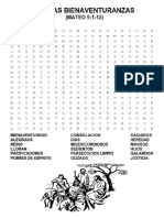 Sopa de Letras - Bienaventuranzas PDF