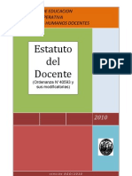 Estatuto Docente 2010