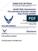 Enhancing Health Risk Assessment:The Individual Exposure Health Risk Profile (IEHRP)