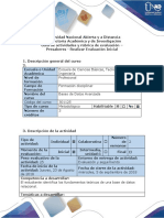 Guía de Actividades y Rúbrica de Evaluación - Presaberes PDF