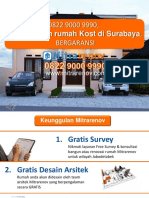 BERKUALITAS, 0822 9000 9990, Jasa Bangun Rumah Kost Di Surabaya