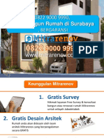 BERKUALITAS, 0822 9000 9990, Jasa Bangun Rumah Di Surabaya