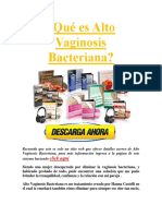 Qué Es Alto Vaginosis Bacteriana