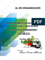 Manual de Organizacion Agroexport Ileana