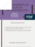 Plan de Intervención