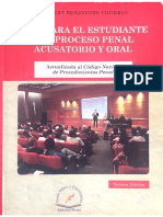 Guía Para El Estudiante Del Proceso Penal Acusatorio y Oral - Hesbert Benavente Chorres