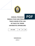 6 MP Pindah Studi Dari PTN Lain Ke FT Undip