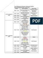 Contoh Jadwal Perkemahan Pramuka Madrasah