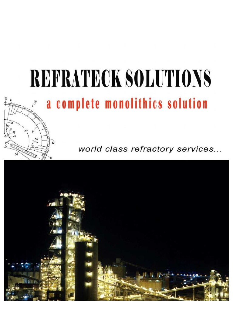 Refrateck Solutions: Monolithic Castables | PDF | Density | Kilogram