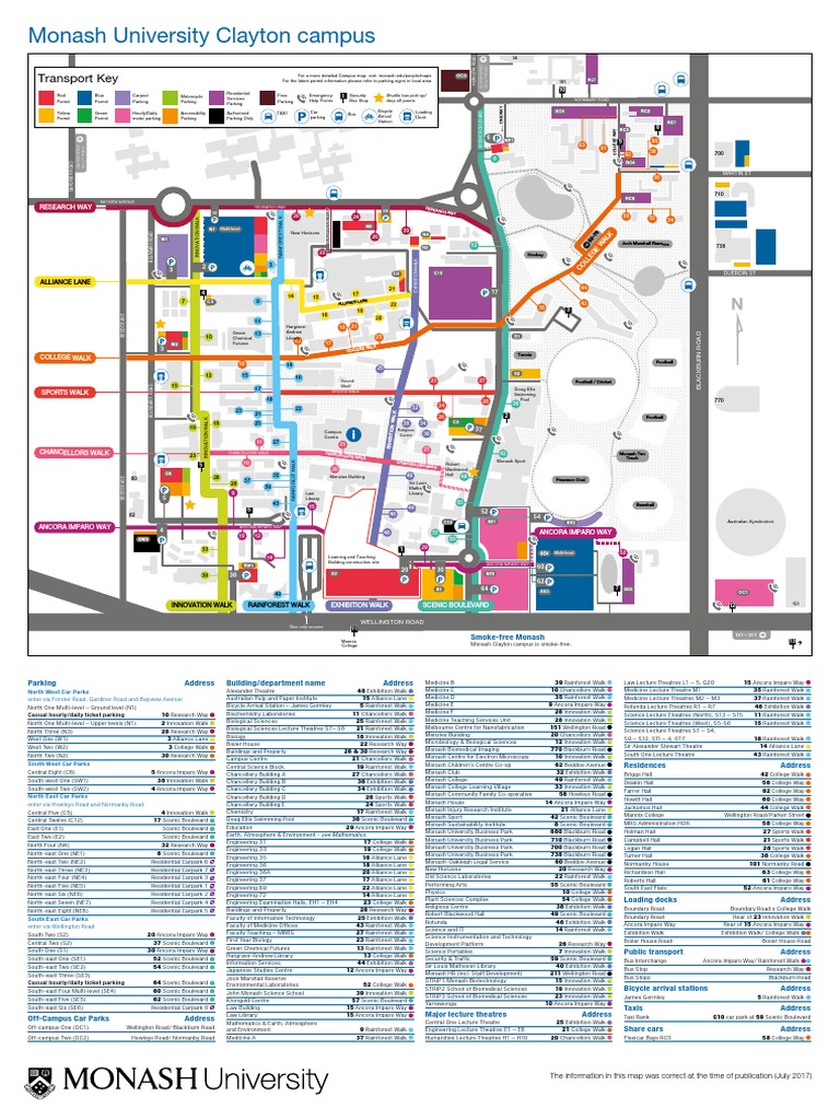 Monash Clayton Campus Map Daniel J. Inman) Engineering Vibration 4E | Pdf | Transport | Land Transport
