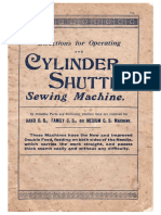Jones Cylinder Shuttle Sewing Machine PDF