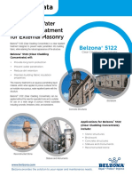 Long Term Water Repellent Treatment For External Masonry: Belzona® 5122