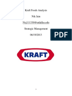 Kraft Foods SWOT and External Analysis