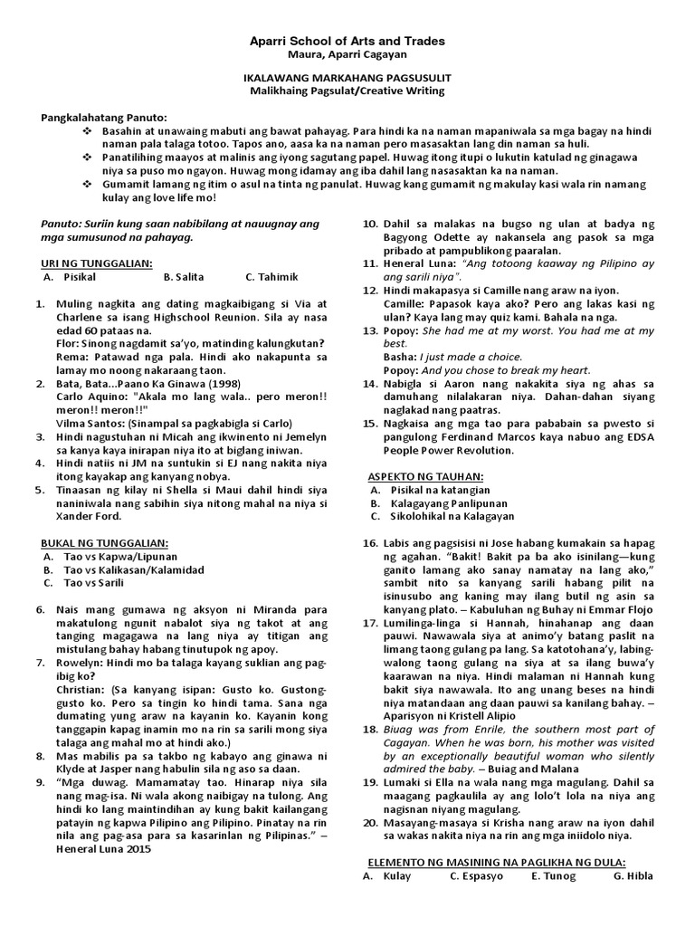 Malikhaing pagsulat essay 06 image