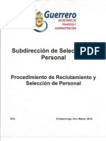 Manual de Procedimientos / Procedimiento de Reclutamiento y Selección de Personal