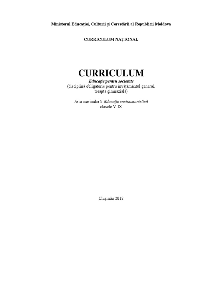 Eps Curriculum Gimnaziu 2018 08 08 Ro