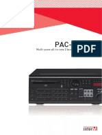 PAC-5000A: Multi-Zone All-In-One 2 Bus Mixer Amplifier