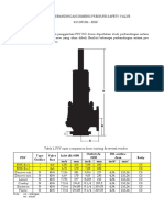 Studi Perbandingan Dimensi Pressure Safety Valve