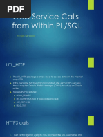 Web Service Calls From Within PLSQL