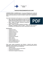 Documento Sobre Procedimentos de CAPS RAAS PSI