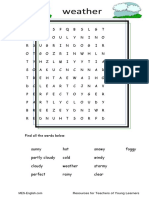 Weather Worksheet