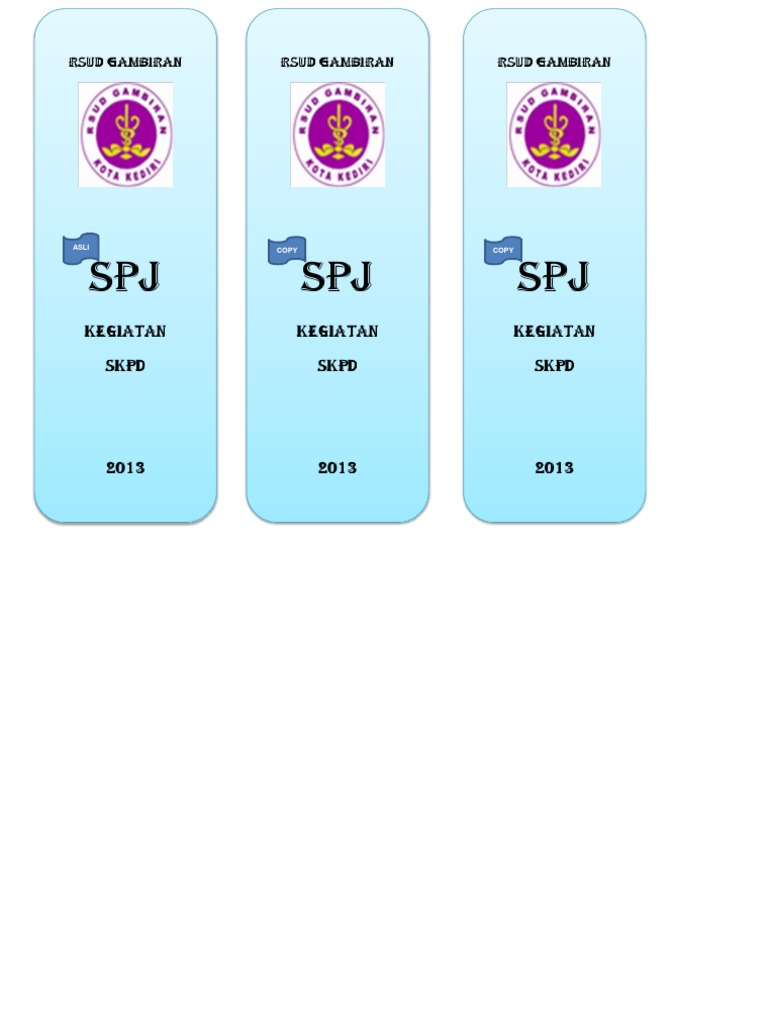 SPJ Kegiatan SKPD RSUD Gambiran 2013 | PDF