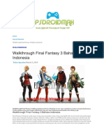 Walkthrough Final Fantasy 3 Bahasa Indonesia