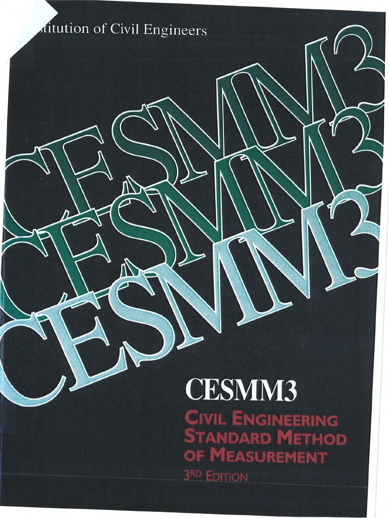 Civil Engineering Standard Method of Measurement PDF | PDF