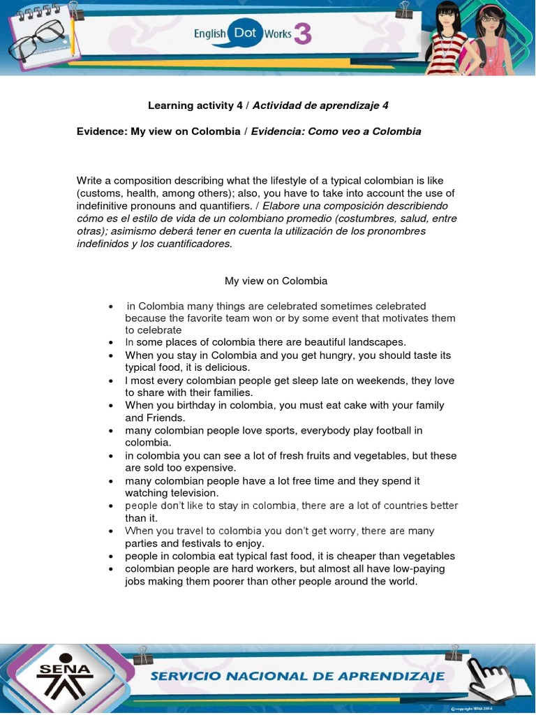 Evidence My View On Colombia | PDF