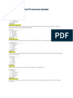 Contoh Soal TPA Lawan Kata (Antonim) PDF