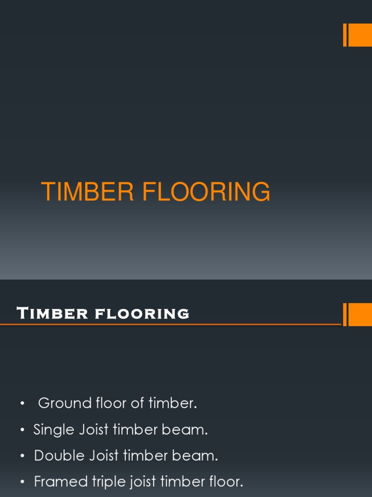 Timberfloor Pptx Building Technology Structural Engineering