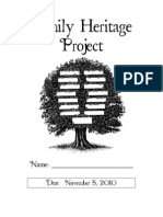 October Family Heritage Project