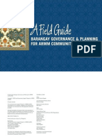 Barangay Governance and Planning - A Field Guide