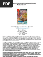 Mediunidade e estados alterados de consciência