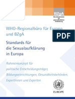 WHO BZgA Standards Deutsch Sexualaufklärung