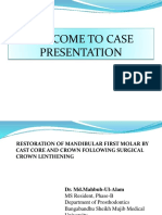 Welcome To Case Presentation