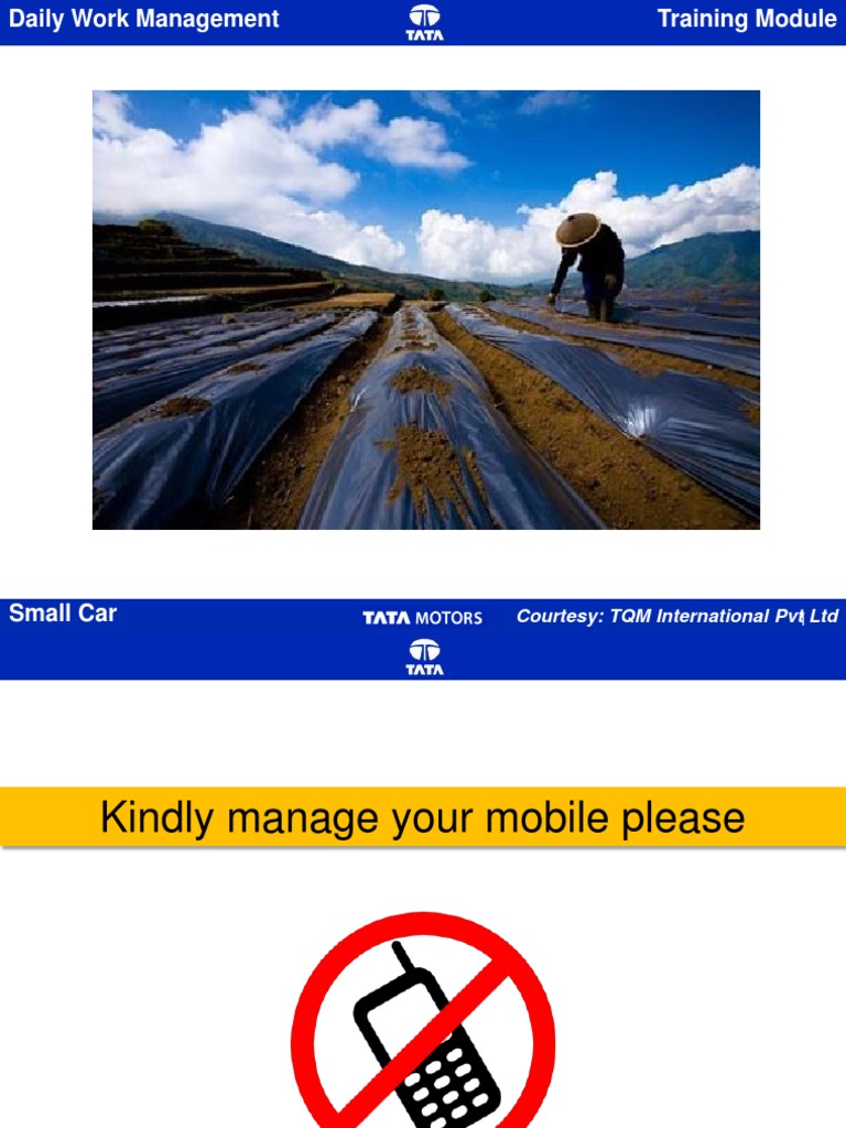 Dwm Training Module R1 Pdf Business Process Performance Indicator